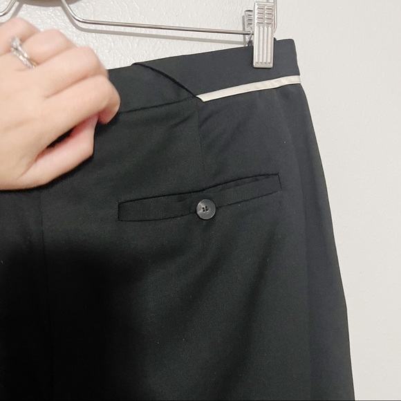 Helmut Lang Wool Straight leg pants black sz 2 - Picture 4 of 8